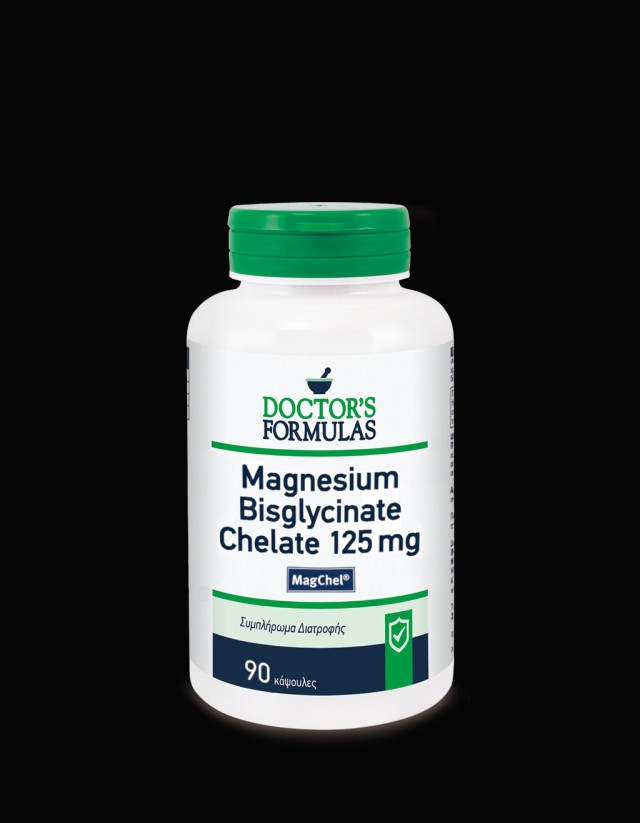 MAG BISGLYCINATE CHELATE 125mg Dietary Supplement, Chelated Magnesium Formula